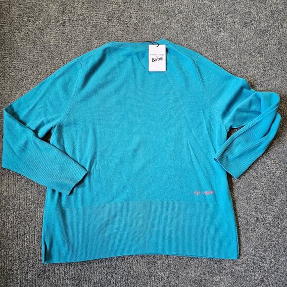 Chinti & Parker x Barbie Rollercoaster Sweater Wool Cashmere Size XXL NWT - Picture 4 of 10